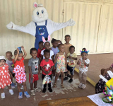 Magic, books and laughter  at library’s Easter egg hunt