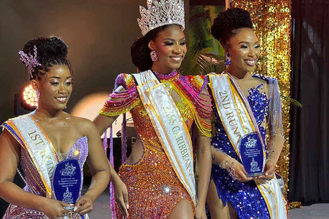       St. Lucia’s Emerle Tisson crowned 2026  St. Maarten Carnival Caribbean Queen