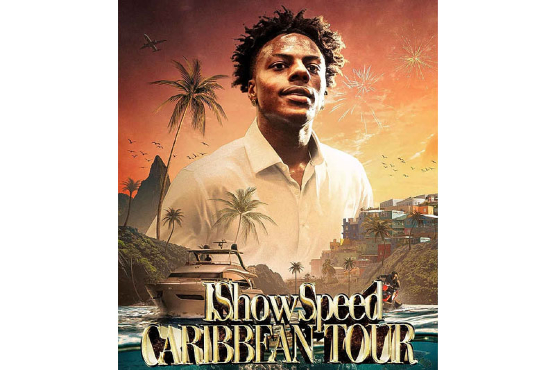     IShowSpeed to visit Maho Beach, have Jetcar  experience, attempt world record Livestream