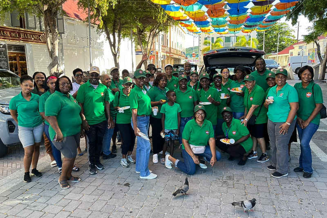 Seventh-day Adventist Volunteers remove  16 Bags of trash in Philipsburg clean-up