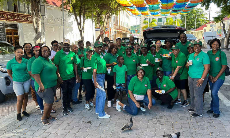 Seventh-day Adventist Volunteers remove  16 Bags of trash in Philipsburg clean-up