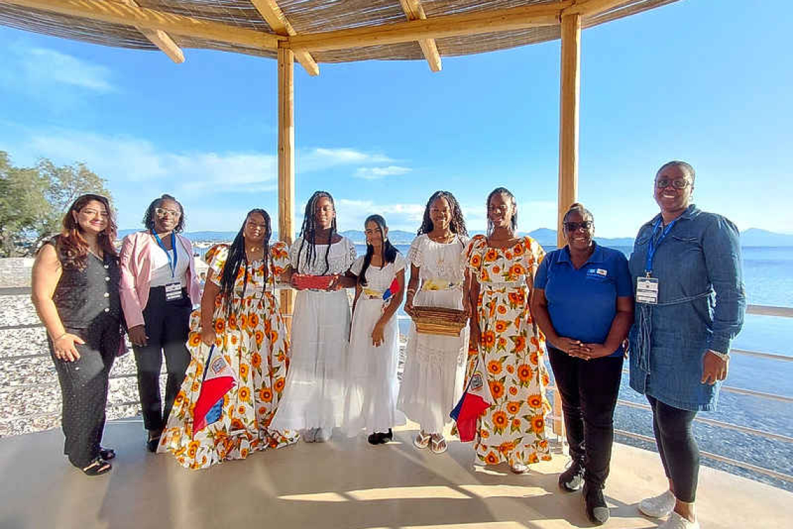 Local students present Great  Salt Pond heritage in Greece