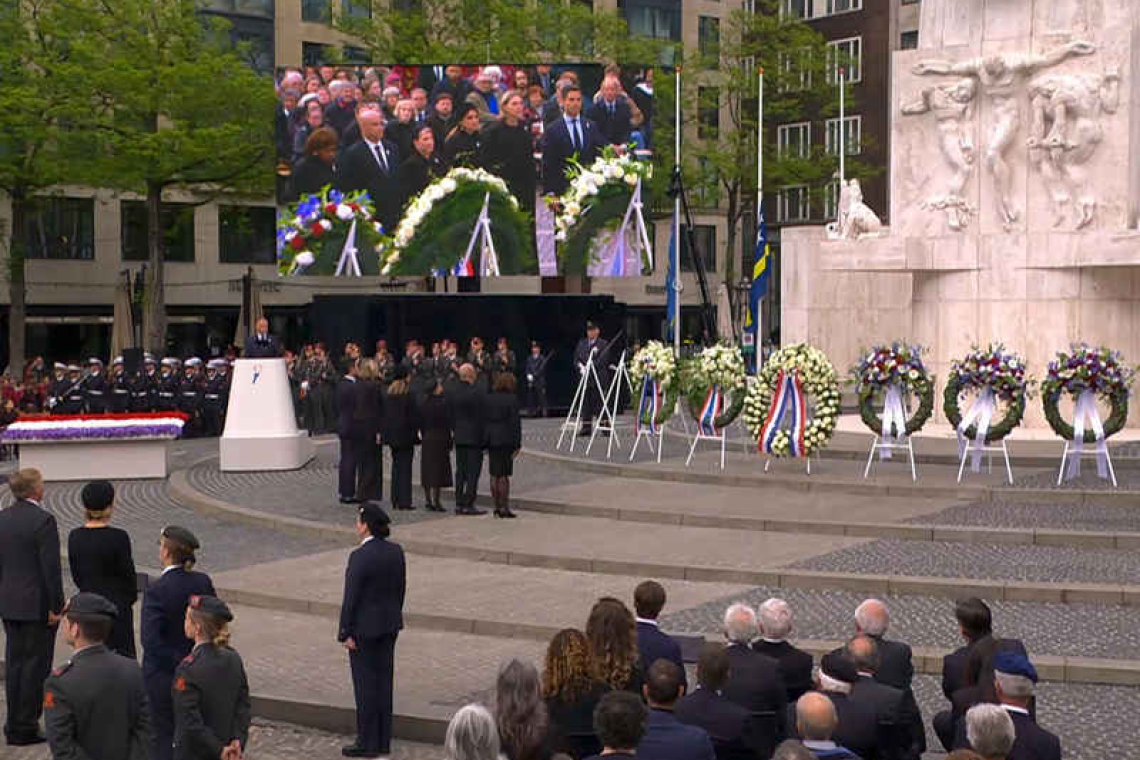 Arrindell attends Dutch Liberation  Day and Remembrance ceremonies