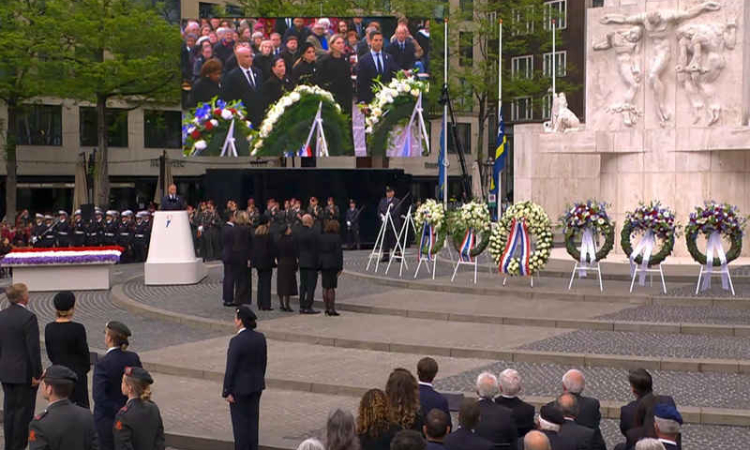 Arrindell attends Dutch Liberation  Day and Remembrance ceremonies