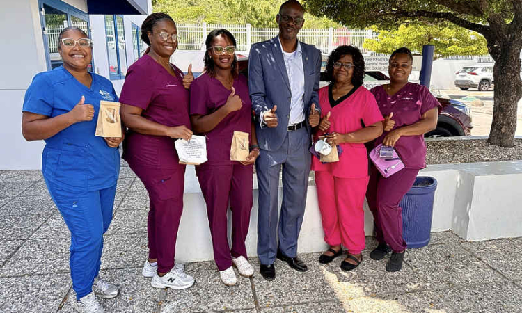 Brug shows appreciation for  frontline healthcare workers