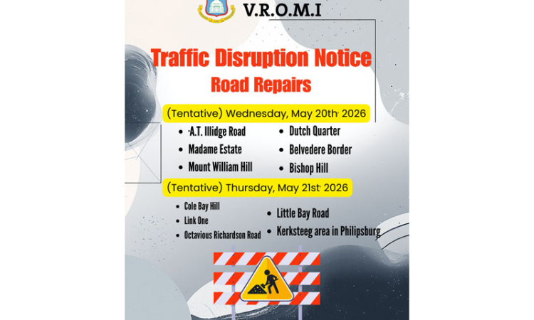 VROMI announces  road repair works