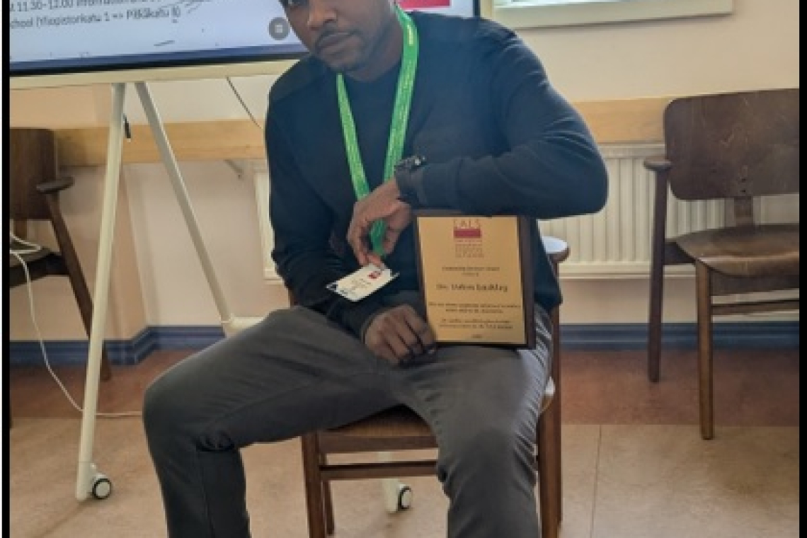       UG scholar receives int’l recognition  for advancing inclusive education