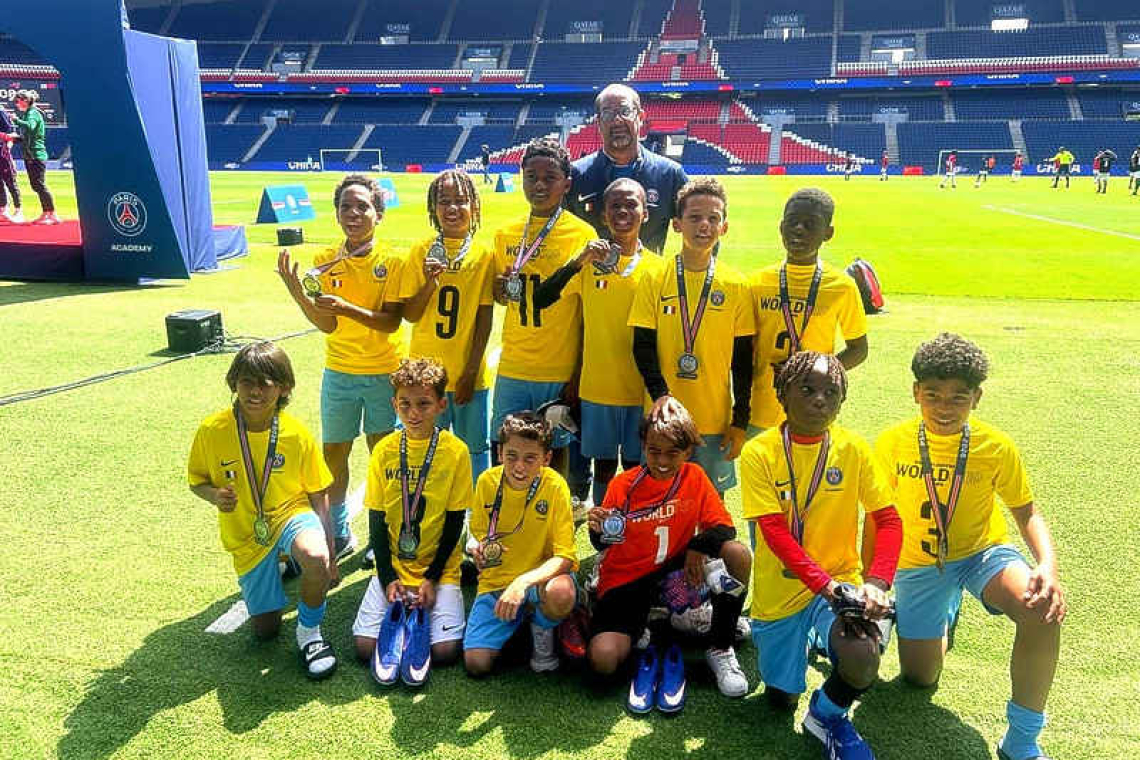    St. Maarten boys shine on world stage   at PSG World Cup Tournament in Paris