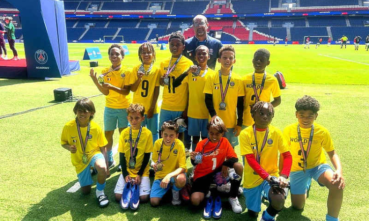    St. Maarten boys shine on world stage   at PSG World Cup Tournament in Paris