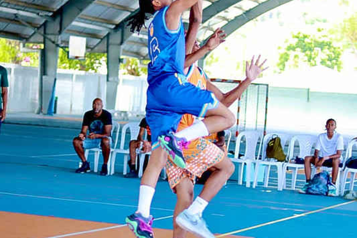 Team Saint Martin top of the rankings  at Sister Islands Basketball Tournament   