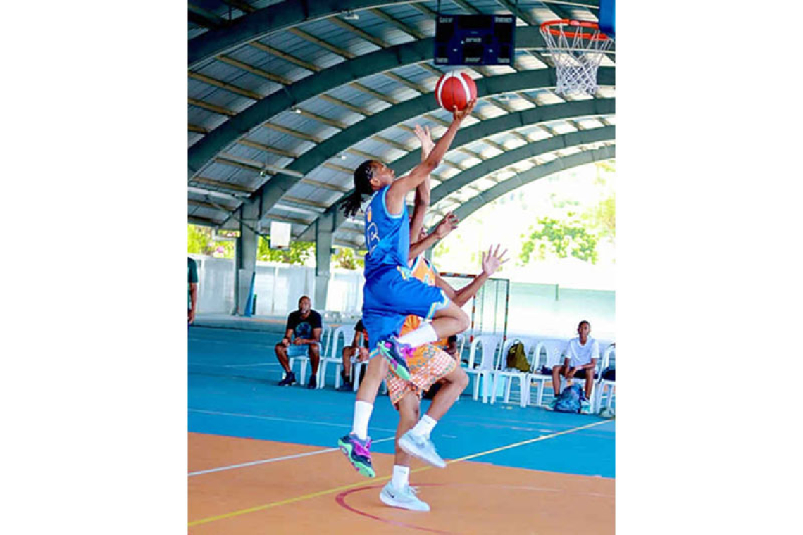 Team Saint Martin top of the rankings  at Sister Islands Basketball Tournament   