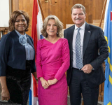 Arrindell attends Hague reception for  Aruba’s new Minister Plenipotentiary
