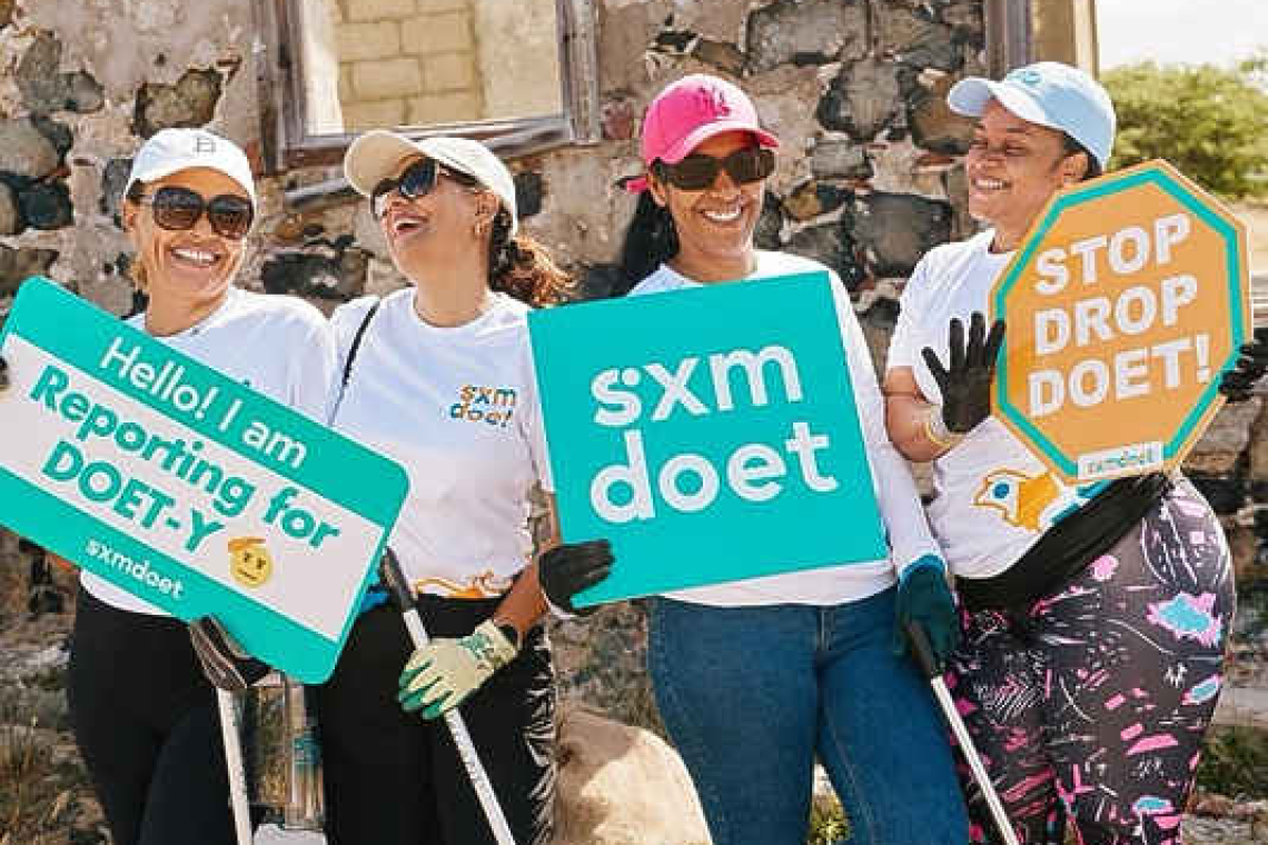 Paint, plant, repair: SXM DOET  volunteers step up and deliver