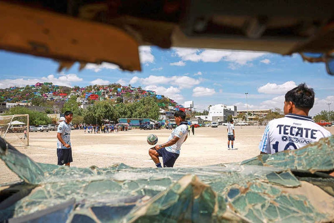 In Mexico, soccer is played wherever space permits