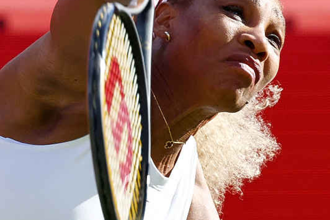 Serena is back - American great returns to court at Queen's 