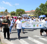 Fed-up GEBE consumers take stand  during well attended protest march