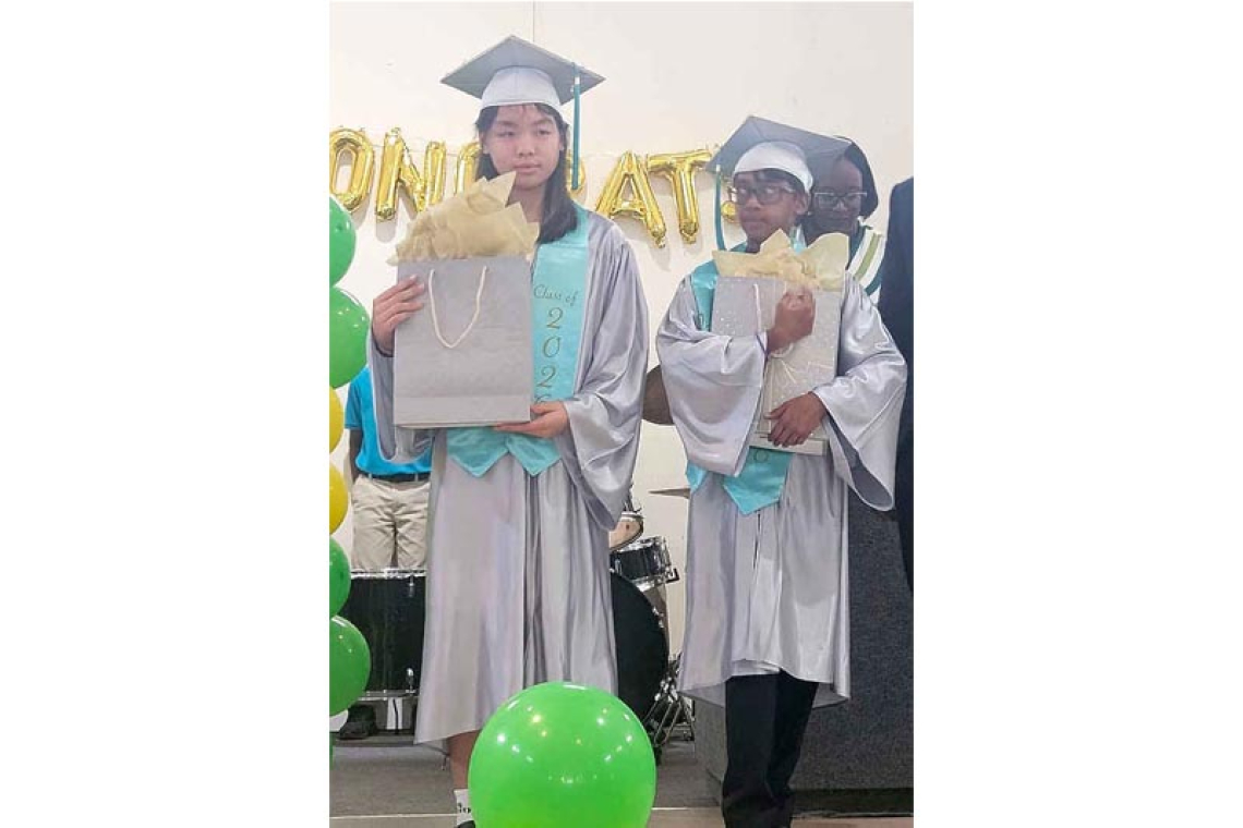 M. Genevieve de Weever’s Abdul Mohammed  tops public education in FBE exams with 84%