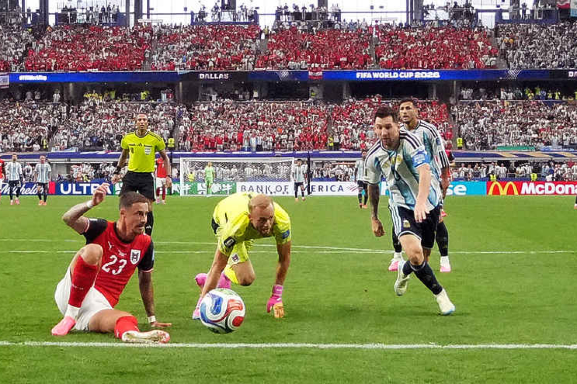 Milestone Messi sends Argentina to World Cup knockout stage