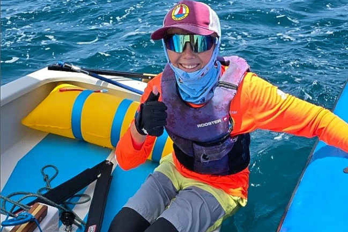 Youth Sailor Nathan Sheppard representing at 2026 Optimist World Championship in Morocco