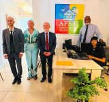 Mussington, Préfet, visit  Saint Martin Land Agency