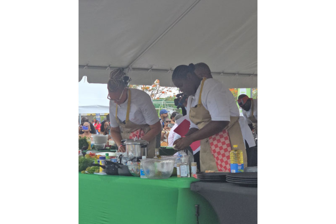 St. Maarten places third at Nevis  Mango Festival Chef Competition