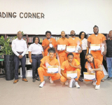 Inmates complete  tile-laying course