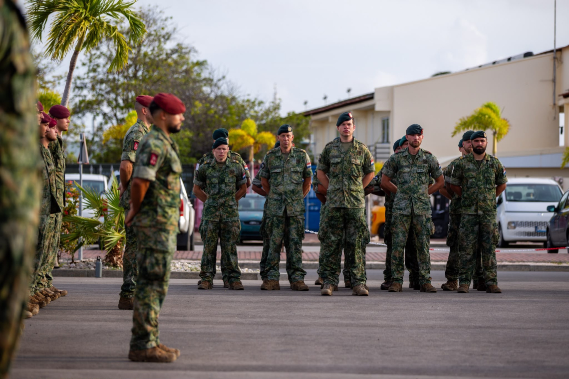 Army company in  Caribbean rotates