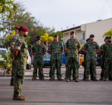 Army company in  Caribbean rotates