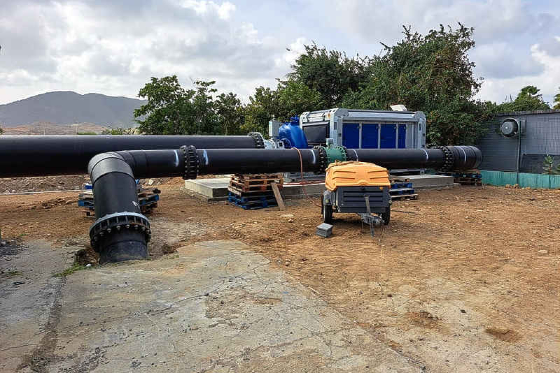 First new Sucker Garden pump  being installed, testing in 2 weeks