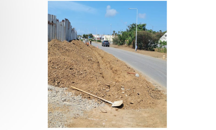 Dangerous trench  tacked in Curaçao