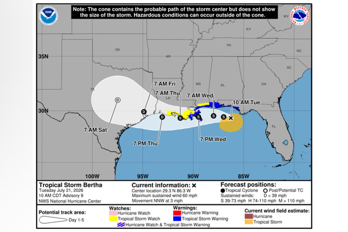 ...AIR FORCE HURRICANE HUNTERS FIND BERTHA HAS STRENGTHENED...