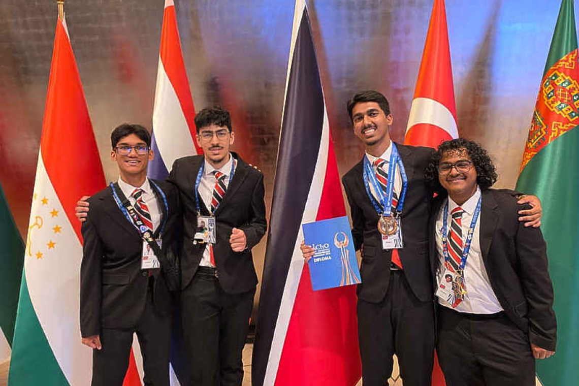 T&T wins first International  Chemistry Olympiad medal