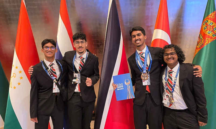 T&T wins first International  Chemistry Olympiad medal