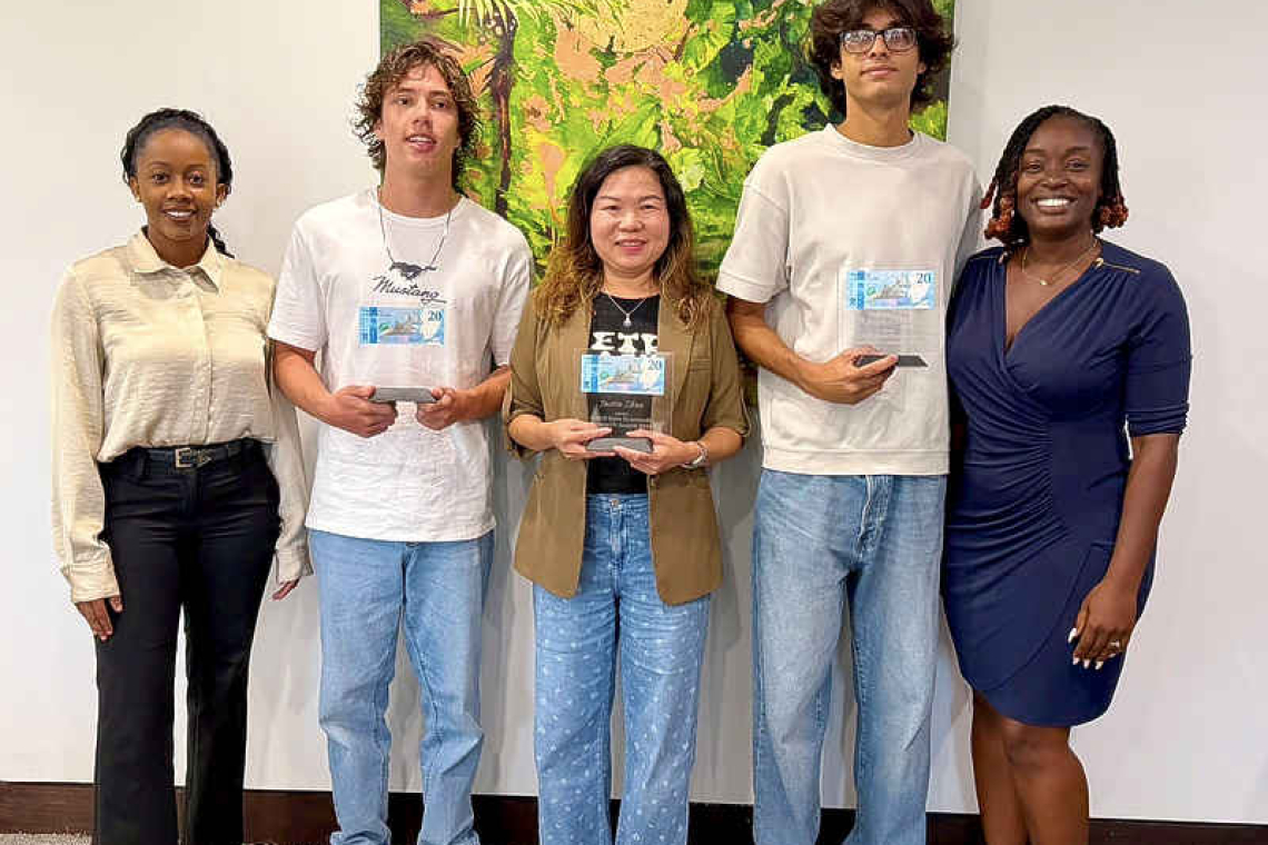 St. Maarten Students Win CBCS Best Economic Research Award for First Time