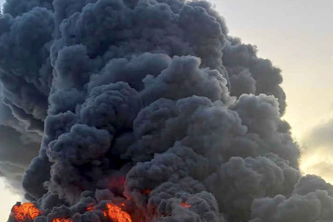 Large Fire at Corito Landfill