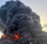 Large Fire at Corito Landfill