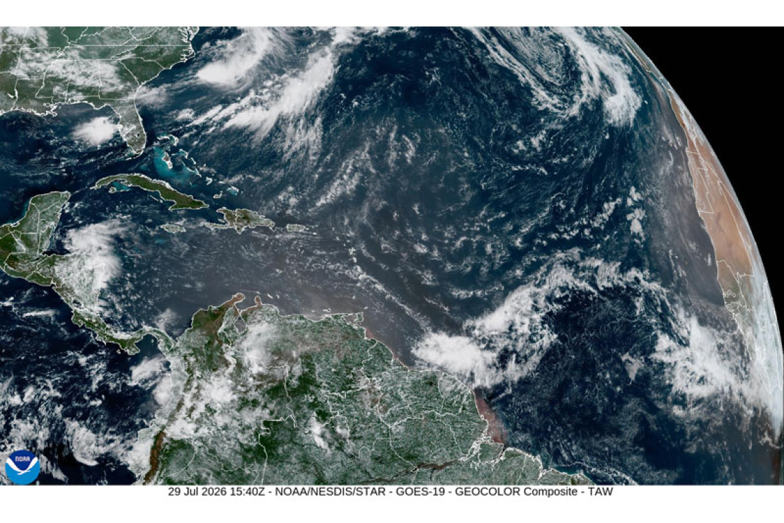 St. Maarten Public Weather Forecast Issued for Wednesday