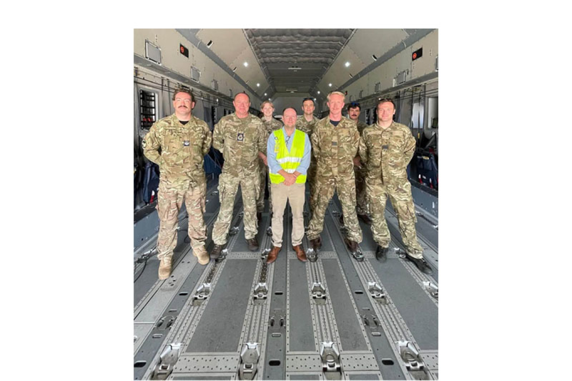 RAF Transport Aircraft Conducts Test Landing in Anguilla
