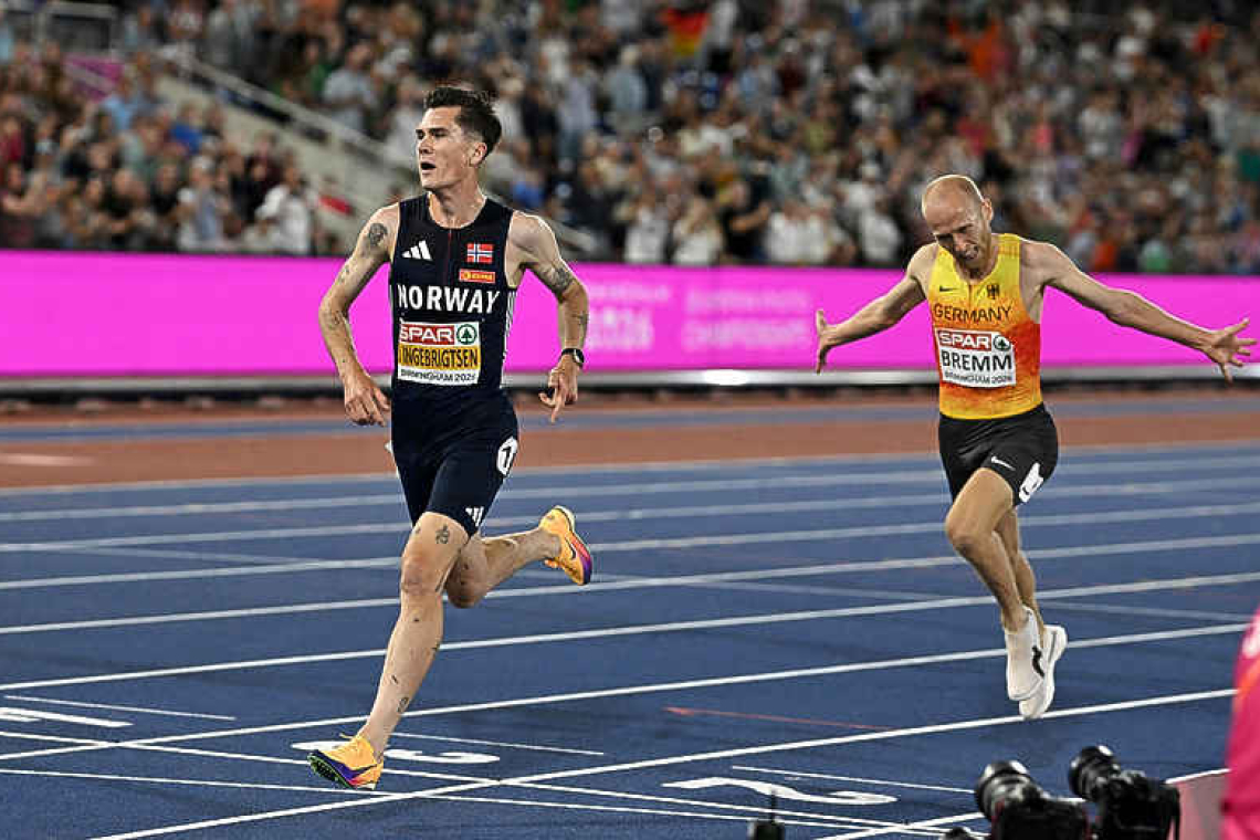 Ingebrigtsen wins first race in nearly a year with 5,000m title at Euro champs