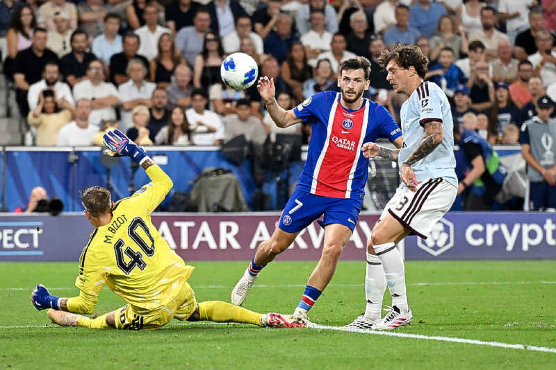 PSG retain UEFA Super Cup with 2-1 win over Aston Villa