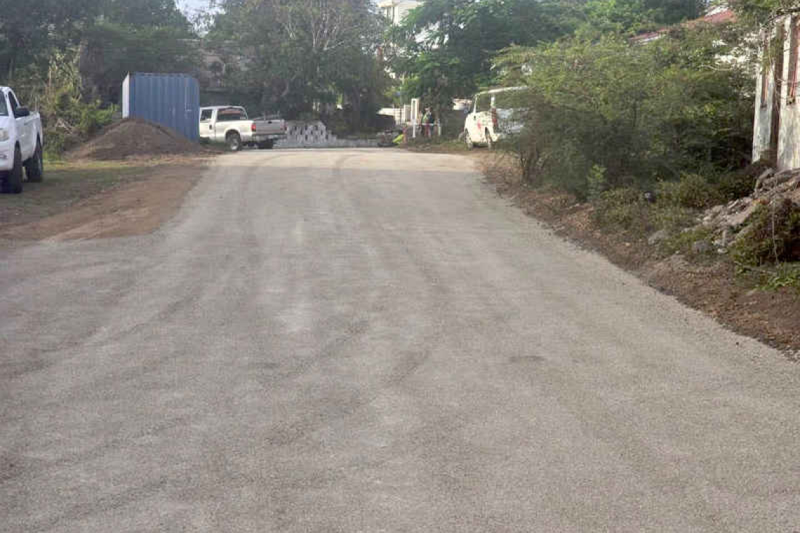 Resurfacing project improves  road to Bethel Methodist School