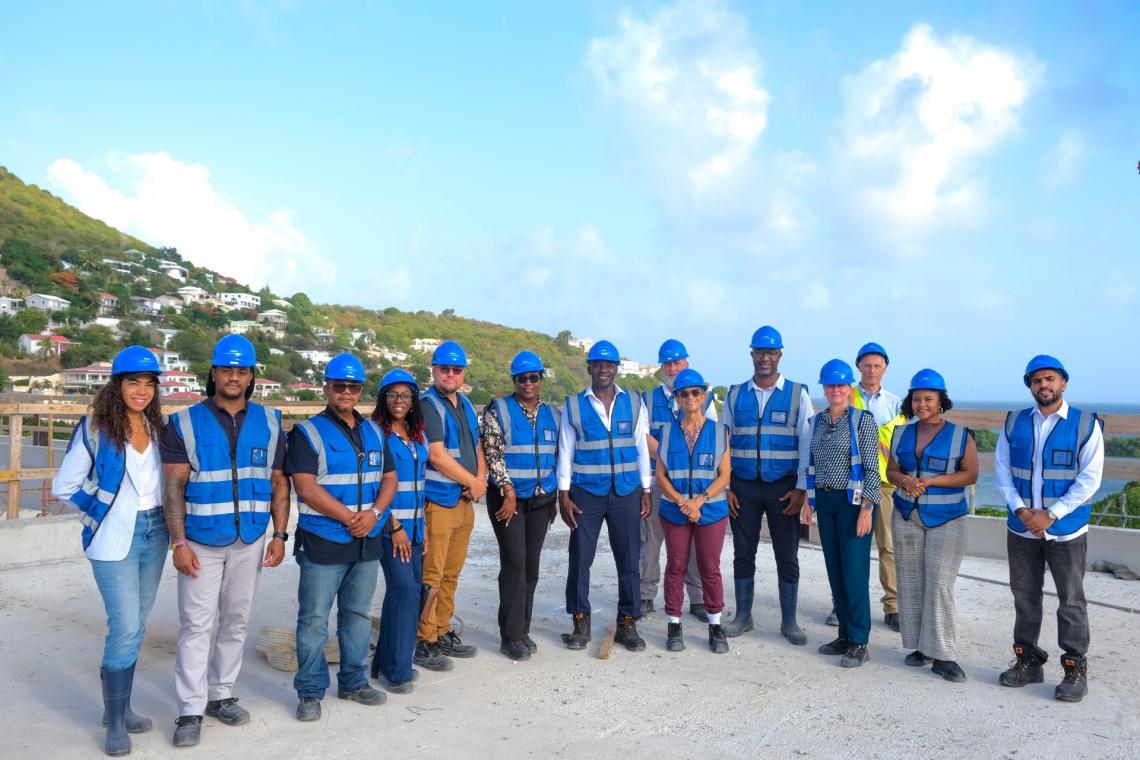 Parliamentarians tour new  hospital construction site
