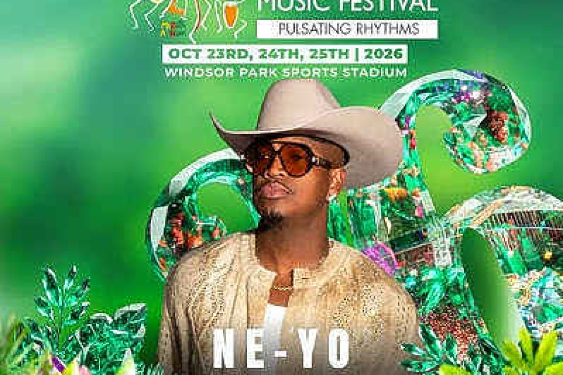 Ne-Yo among Star-Studded Lineup for  Dominica’s World Creole Music Festival