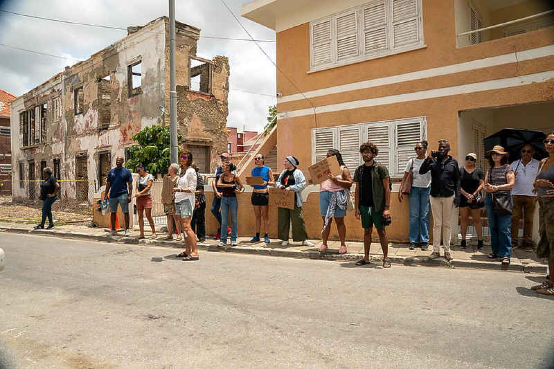 Environmental protest  against large projects