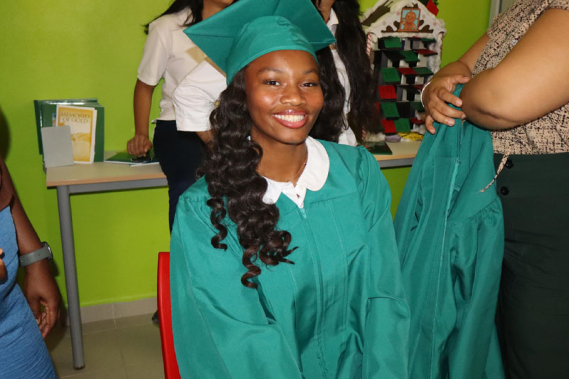 SDHS top CSEC student  Kalmera earns 10 grade 1s