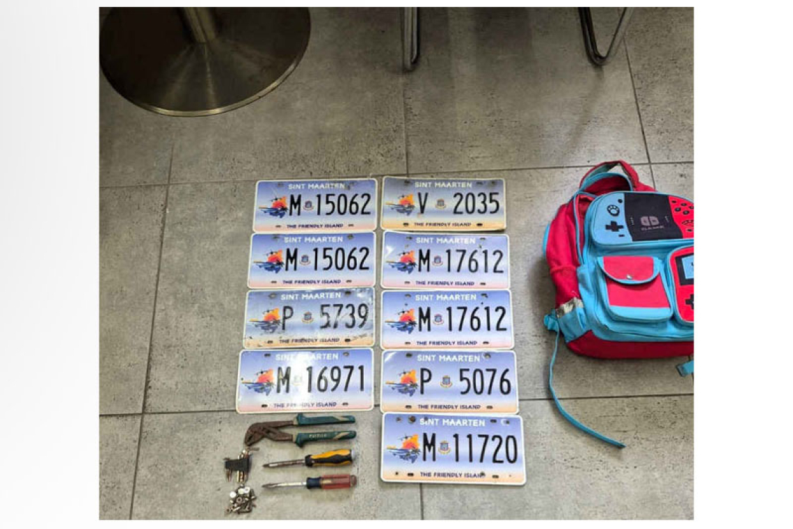 KPSM recovers license plates  and tools during routine control