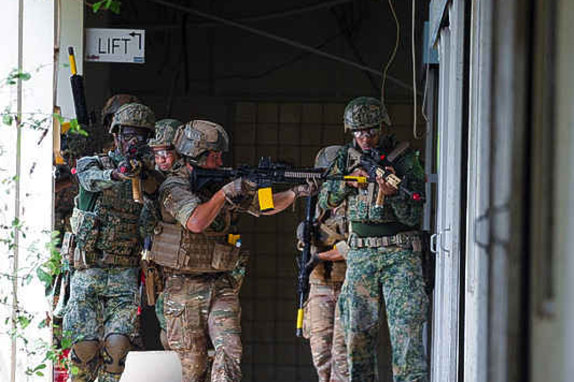 French troops hold  training in Curaçao