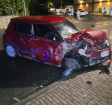 Two injured in separate  early-morning crashes