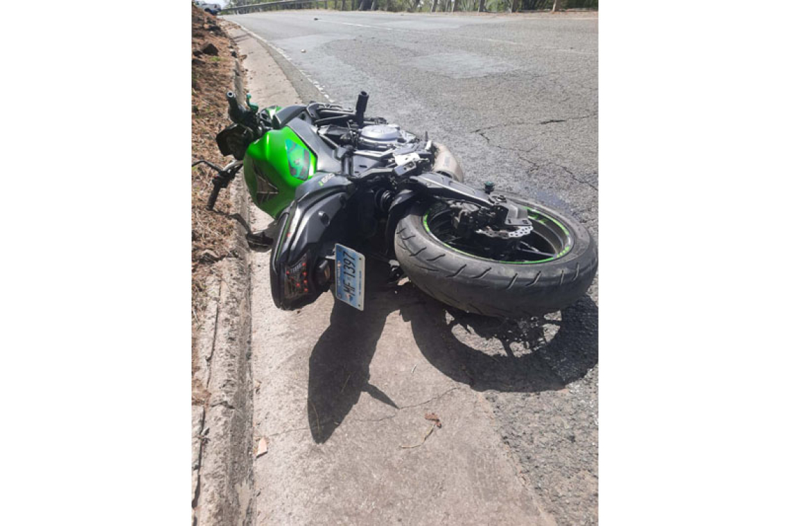 Motorcyclist dies after  crash on Link 1 road