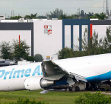 Amazon Prime Air cargo  plane crashes in Miami